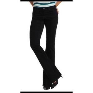 Ann Taylor bootcut corduroy pants (black)